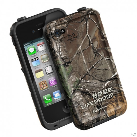 The Black & Realtree Xtra LifeProof Limited-Edition Realtree iPhone Case for the iPhone 4s / 4