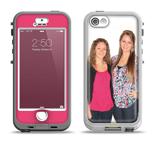 The Add Your Own Image Apple iPhone 5-5s LifeProof Nuud Case Skin Set