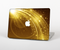 The Abstract Gold Fantasy Swoop Skin Set for the Apple MacBook Pro 15"