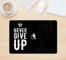 The "Never Give Up" Men's Skin Set for the Apple MacBook (All Versions Available)
