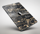 Black and Gold Marble Surface Full-Body Skin for the Apple iPad Pro (12.9" or 9.7" available)