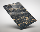 Black and Gold Marble Surface Full-Body Skin for the Apple iPad Pro (12.9" or 9.7" available)