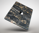 Black and Gold Marble Surface Full-Body Skin for the Apple iPad Pro (12.9" or 9.7" available)