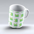 The-Seamless-Green-Crab-WaterColor-ink-fuzed-Ceramic-Coffee-Mug