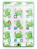 Seamless Green Crab WaterColor - iPad Pro 97 - View 8.jpg
