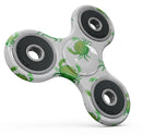 Seamless Green Crab WaterColor Full-Body Fidget Spinner Skin-Kit