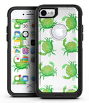 Seamless Green Crab WaterColor - iPhone 7 or 8 OtterBox Case & Skin Kits