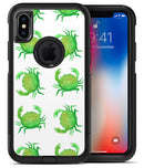 Seamless Green Crab WaterColor - iPhone X OtterBox Case & Skin Kits