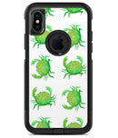 Seamless Green Crab WaterColor - iPhone X OtterBox Case & Skin Kits