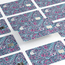 Seamless Mint and Pink Sprout - Premium Protective Decal Skin-Kit for the Apple Credit Card