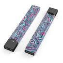 Seamless Mint and Pink Sprout - Premium Decal Protective Skin-Wrap Sticker compatible with the Juul Labs vaping device