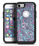 Seamless Mint and Pink Sprout - iPhone 7 or 8 OtterBox Case & Skin Kits