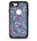 Seamless Mint and Pink Sprout - iPhone 7 or 8 OtterBox Case & Skin Kits