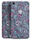 Seamless Mint and Pink Sprout - Skin-kit for the iPhone 8 or 8 Plus