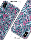 Seamless Mint and Pink Sprout - iPhone X Clipit Case