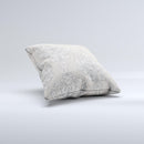 Seamless Tan Floral Pattern ink-Fuzed Decorative Throw Pillow