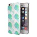 Seamless WaterColor Jellyfish iPhone 6/6s or 6/6s Plus 2-Piece Hybrid INK-Fuzed Case