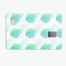 Seamless WaterColor Jellyfish - Premium Protective Decal Skin-Kit for the Apple Credit Card