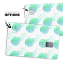 Seamless WaterColor Jellyfish - Premium Protective Decal Skin-Kit for the Apple Credit Card