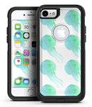 Seamless WaterColor Jellyfish - iPhone 7 or 8 OtterBox Case & Skin Kits