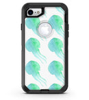 Seamless WaterColor Jellyfish - iPhone 7 or 8 OtterBox Case & Skin Kits