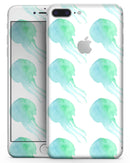 Seamless WaterColor Jellyfish - Skin-kit for the iPhone 8 or 8 Plus