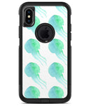 Seamless WaterColor Jellyfish - iPhone X OtterBox Case & Skin Kits