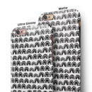 Semi-Circle Glyphics with Translucent Backing iPhone 6/6s or 6/6s Plus 2-Piece Hybrid INK-Fuzed Case