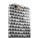 Semi-Circle Glyphics with Translucent Backing iPhone 6/6s or 6/6s Plus 2-Piece Hybrid INK-Fuzed Case