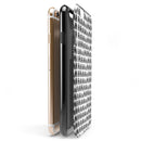 Semi-Circle Glyphics with Translucent Backing iPhone 6/6s or 6/6s Plus 2-Piece Hybrid INK-Fuzed Case