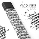 Semi-Circle Glyphics with Translucent Backing - Premium Decal Protective Skin-Wrap Sticker compatible with the Juul Labs vaping device
