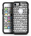 Semi-Circle Glyphics with Translucent Backing - iPhone 7 or 7 Plus Commuter Case Skin Kit