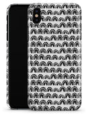 Semi-Circle Glyphics with Translucent Backing - iPhone X Clipit Case