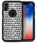 Semi-Circle Glyphics with Translucent Backing - iPhone X OtterBox Case & Skin Kits