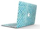 Shabby Chic Blue Watercolor Diamond Pattern - MacBook Air Skin Kit