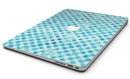 Shabby Chic Blue Watercolor Diamond Pattern - MacBook Air Skin Kit