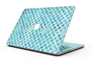 Shabby Chic Blue Watercolor Diamond Pattern - MacBook Pro with Retina Display Full-Coverage Skin Kit
