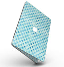 Shabby Chic Blue Watercolor Diamond Pattern - MacBook Pro with Retina Display Full-Coverage Skin Kit