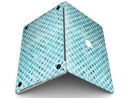 Shabby Chic Blue Watercolor Diamond Pattern - MacBook Pro with Retina Display Full-Coverage Skin Kit