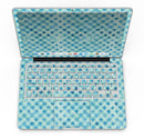 Shabby Chic Blue Watercolor Diamond Pattern - MacBook Pro with Retina Display Full-Coverage Skin Kit