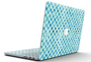 Shabby Chic Blue Watercolor Diamond Pattern - MacBook Pro with Retina Display Full-Coverage Skin Kit