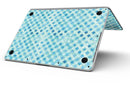 Shabby Chic Blue Watercolor Diamond Pattern - MacBook Pro with Retina Display Full-Coverage Skin Kit