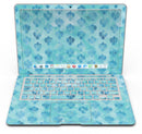 Shabby Chic Blue Watercolor Pattern - MacBook Air Skin Kit