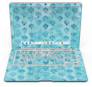 Shabby Chic Blue Watercolor Pattern - MacBook Air Skin Kit