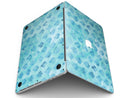 Shabby Chic Blue Watercolor Pattern - MacBook Pro with Retina Display Full-Coverage Skin Kit