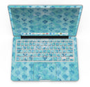 Shabby Chic Blue Watercolor Pattern - MacBook Pro with Retina Display Full-Coverage Skin Kit