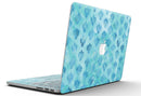 Shabby Chic Blue Watercolor Pattern - MacBook Pro with Retina Display Full-Coverage Skin Kit