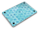 Shabby Chic Blue Watercolor Pattern - MacBook Pro with Retina Display Full-Coverage Skin Kit