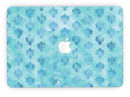 Shabby Chic Blue Watercolor Pattern - MacBook Pro with Retina Display Full-Coverage Skin Kit