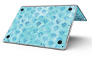 Shabby Chic Blue Watercolor Pattern - MacBook Pro with Retina Display Full-Coverage Skin Kit